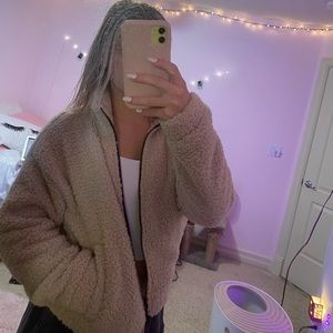 American eagle sherpa coat